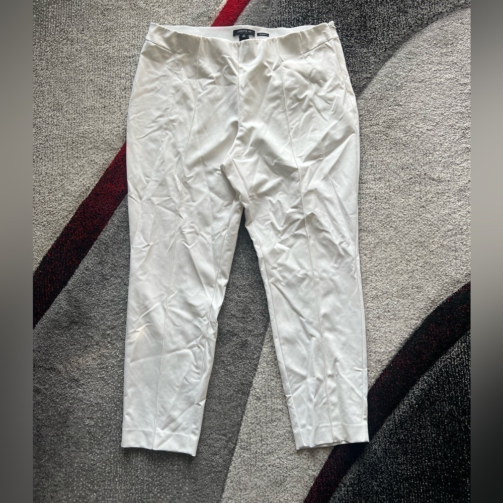 Lafayette 148 New York White Wide Leg Pants